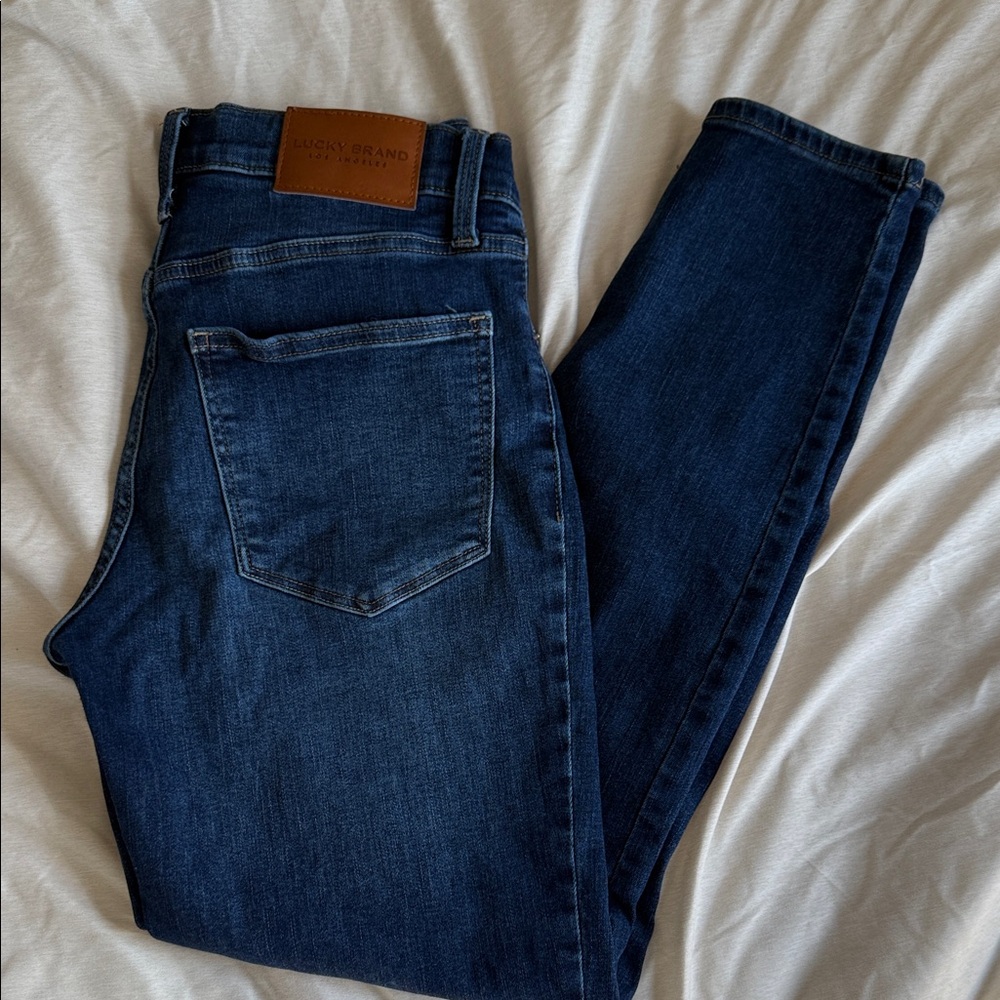 Lucky Brand Women's Skinny Jeans - Dark Blue